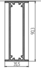 МП-4055 Закладная L=250мм