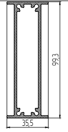 МП-4056 Закладная  L=250мм
