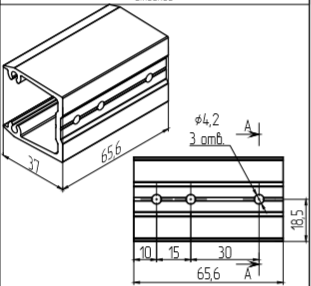 МП-4041 Закладная (Ø4,2мм) L=65,6мм