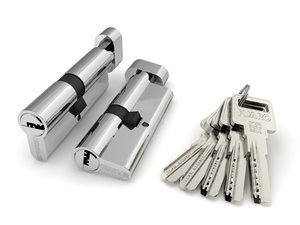 Цилиндровый механизм Fuaro R602/60 mm (25+10+25)