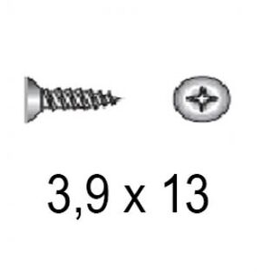 ВС 3,9х13 DIN 7982 / ISO 7050