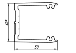 ТП-5004-01 Закладная L=72 мм