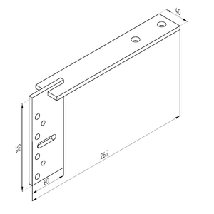 УМП-048 Монтажный кронштейн