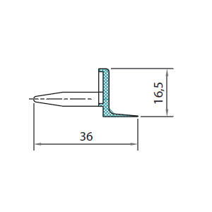 ТПУ-6014 Заглушка ригельного прижима