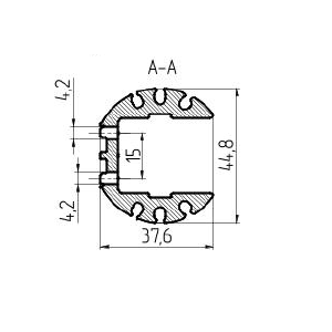 ТП-5011-01 Закладная L=37мм ПХ.01.040.000.008-01