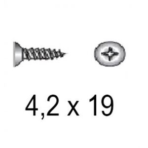 ВС 4,2х19 DIN 7982 / ISO 7050