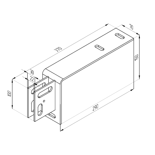 УМП-049 Монтажный кронштейн