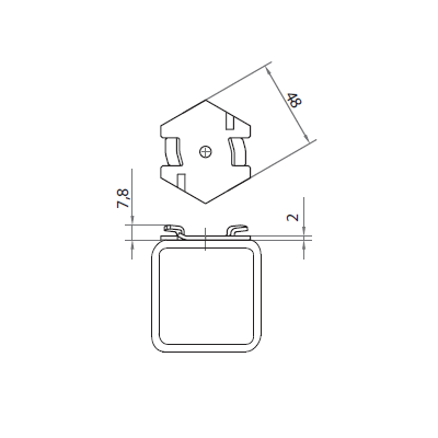 ТПСК-60201 Скоба монтажная