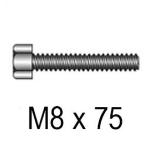 Болт М8х75 DIN933  ГОСТ 7798 ГОСТ 7805