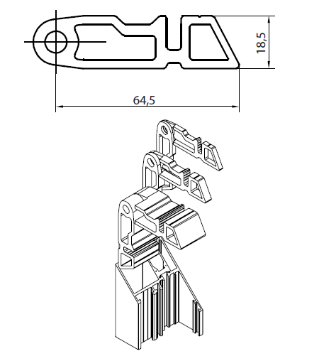ТПСК-60588 Полузакладная 8мм
