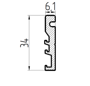 МП-5831 Закладная L=22,5 мм