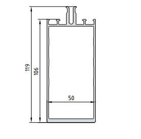 Стойка/ригель МП-5006, 6 метров