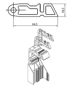 ТПСК-60588 Полузакладная 6,5мм