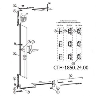 Петля нижняя СТН-1850.24.00