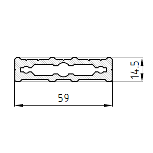 МП-64060 Закладная L=35 мм