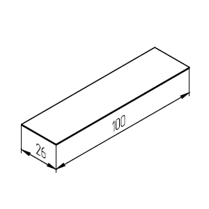 ТПУ-012-03 Пластина 2,0мм под заполнение 20...26мм