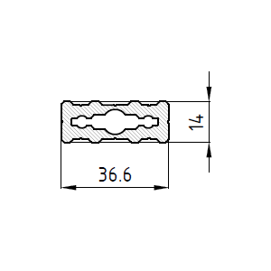 МП-64059 Закладная L=80 мм