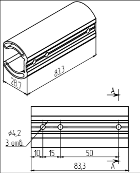 МП-4042 Закладная (Ø4,2мм) L=83,3мм