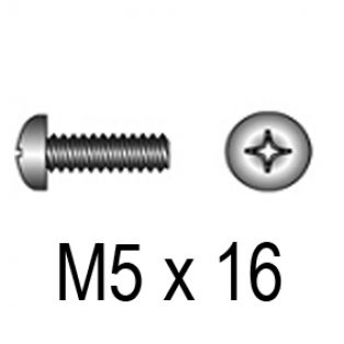Винт М5х16 DIN7985 ГОСТ 17473, ISO 7045