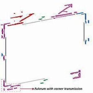 Механизм на 4 точки запирания со стандартными ножницами (левый) 3010.1