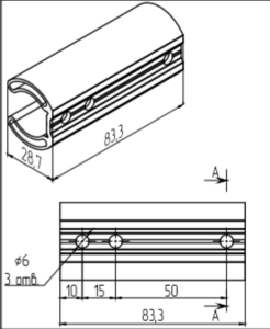 МП-4042 Закладная (Ø6мм) L=83,3мм