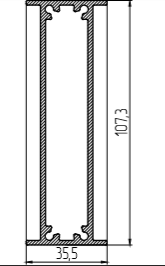 МП-4057 Закладная  L=80мм
