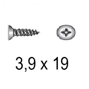 ВС 3,9х19 DIN 7982 / ISO 7050