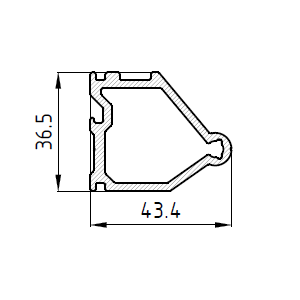 МП-64055 Закладная L=14мм