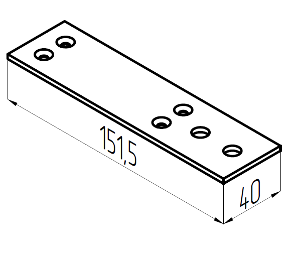 МПУ-4075 Монтажная пластина