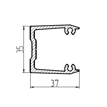 МП-4041 Закладная L=30,2мм