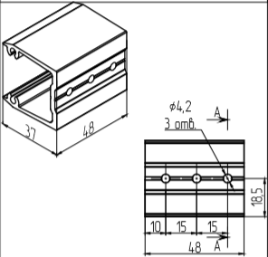МП-4041 Закладная (Ø4,2мм) L=48мм