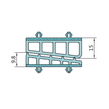 ТПУ-95.13  Уплотнитель коэкструдированный
