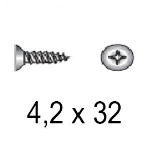 ВС 4,2х32 DIN 7982 / ISO 7050