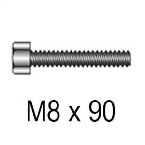 Болт М8х90 DIN933. ГОСТ 7798/ ГОСТ 7805