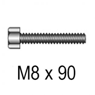 Болт М8х90 DIN933. ГОСТ 7798/ ГОСТ 7805