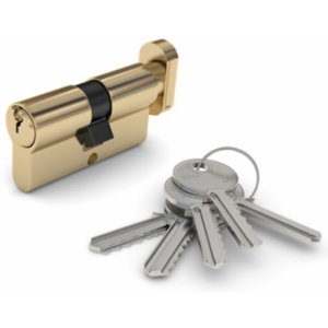 Евроцилиндр Dorma CBF-1 80 (40x40В) никель