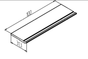МП-4032 Подкладка под заполнение 20...26мм L=100мм