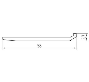 ТП-7808 Подкладка под заполнение L=100мм