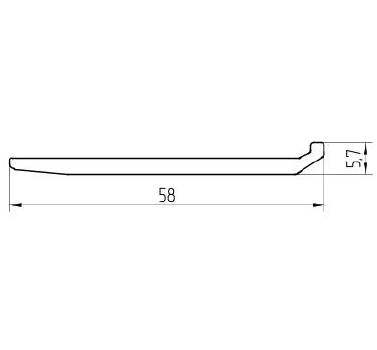 ТП-7808 Подкладка под заполнение L=100мм