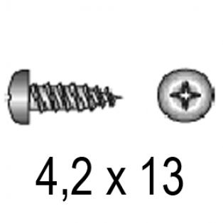 ВС 4,2х13 DIN 7981 / ISO 7049