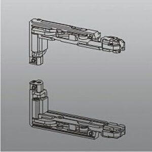 Комплект поворотных скрытых петель 3020