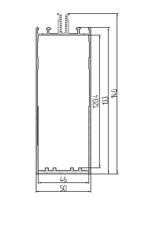 Стойка/ригель МП-5008