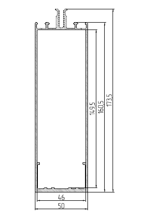 Стойка/ригель МП-5010