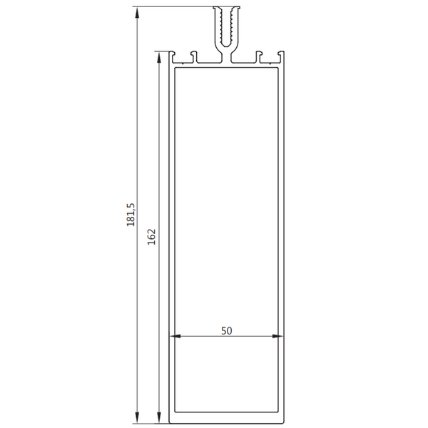 Профиль стойки МП-50314, 6 метров