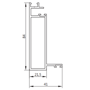 Профиль компенсаторной стойки МП-50317, 6 метров