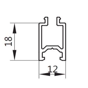 Профиль дистанционера 18 мм МП-50352, 6 метров